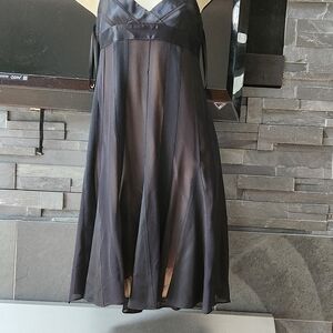 BCBGMaxAzria Beige and Black Dress